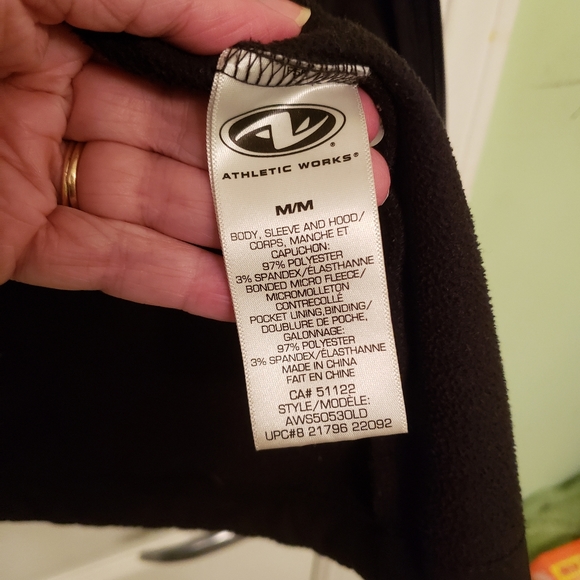 Athletic Works Women's Black Jacket Size M - Picture 9 of 10